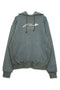 WASHED EMBROIDERY LOGO HOODIE -DARK GREEN- *Last1